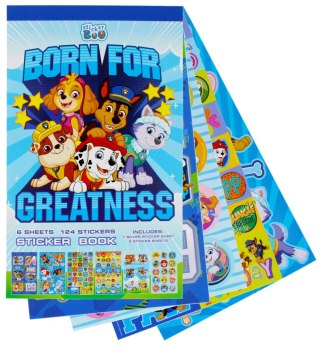 BOOK WITH STICKERS 6 SHEETS PAW PATROL STARPAK 484395