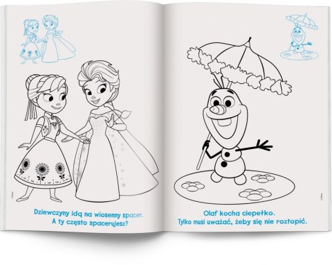 A4 DISNEY MALUCH FROZEN II STICKER PAINTING BOOK