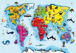 World Map - Puzzle of the Little Smart