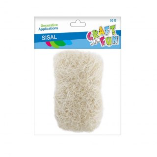 DECORATIVE SISAL ECRU 30G CRAFT WITH FUN 471475