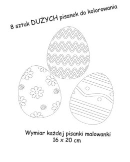 Easter eggs coloring pages