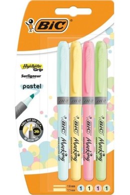 PASTEL HIGHLIGHTERS 4 PIECES MIX BIC 964859