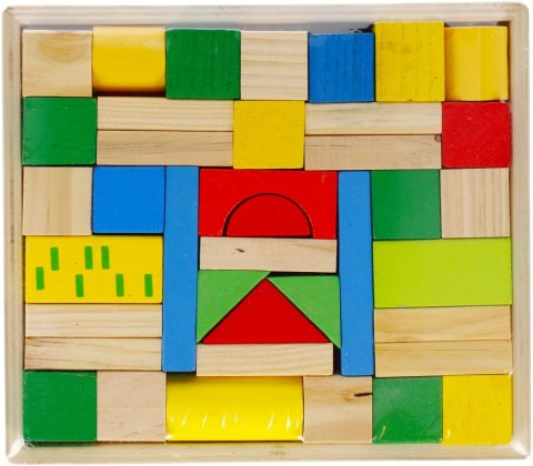 WOODEN BLOCKS COLOR TRAY MEGA CREATIVE 482399