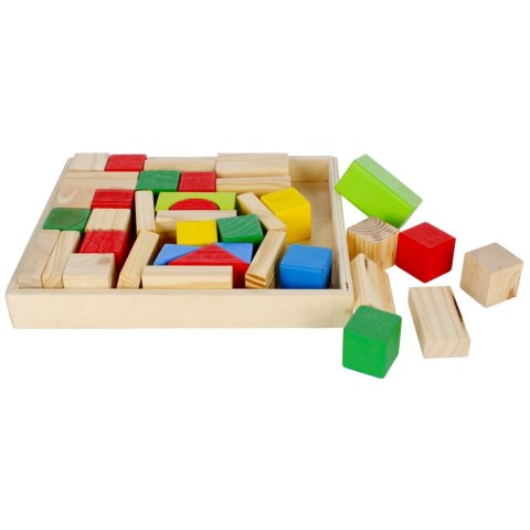 WOODEN BLOCKS COLOR TRAY MEGA CREATIVE 482399