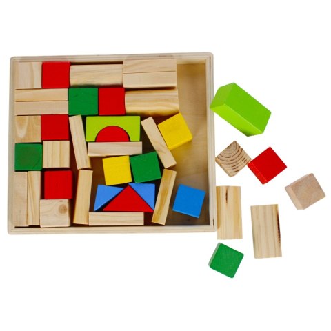 WOODEN BLOCKS COLOR TRAY MEGA CREATIVE 482399