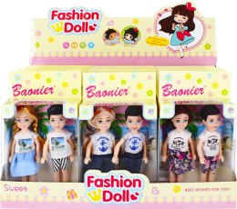 DOLL 15 CM WITH ACCESSORIES IN CLOTHES 2 PCS. MEGA CREATIVE 471572