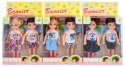 DOLL 15 CM WITH ACCESSORIES IN CLOTHES 2 PCS. MEGA CREATIVE 471572