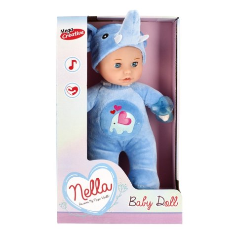 BABY DOLL 30 CM WITH ACCESSORIES SOFT NELLA MEGA CREATIVE 459771