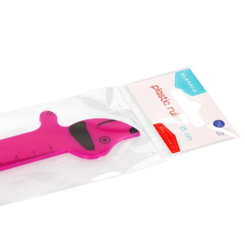 PLASTIC RULER DOG 15 CM STARPAK 447745