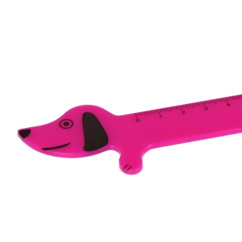 PLASTIC RULER DOG 15 CM STARPAK 447745