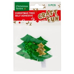 DECORATIVE FELT SELF-ADHESIVE CHRISTMAS TREE CRAFT WITH FUN 439585