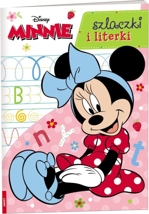 EDUCATION BOOK A4 MINNIE TRACKS AND LETTERS AM