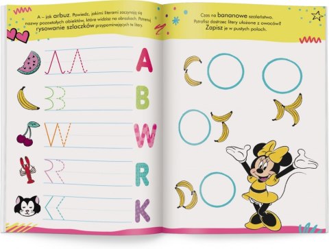 EDUCATION BOOK A4 MINNIE TRACKS AND LETTERS AM