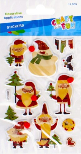 STICKERS CHRISTMAS MIX CRAFT WITH FUN 481029