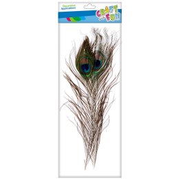 DECORATIVE ORNAMENT FEATHER 32CM 1 PCS. PAW CRAFT WITH FUN 463631