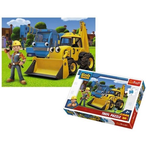 PUZZLE 30 PIECES BOB THE BUILDER TREFL 18214 TREF