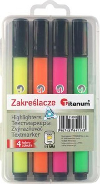 HIGHLIGHTER 4KOL TROJK 214966 CASE