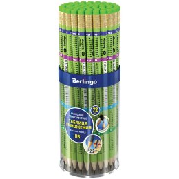 BERLINGO PENCIL WITH MULTIPLICATION TABLE 72 PCS. CDC
