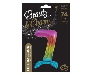 B&C FOIL BALLOON STANDING 7, RAINBOW, 74 CM BC-AST7 GODAN