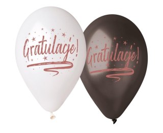 PREMIUM HELIUM BALLOONS "CONGRATULATIONS", 13"/ 5 PCS. GODAN