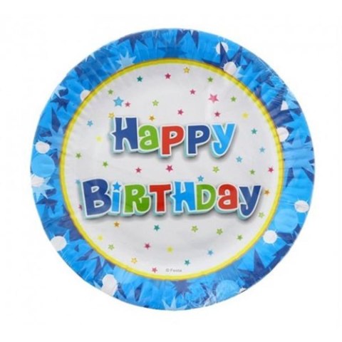 PAPER PLATE DIA.18 CM BIRTHDAY GODAN GODAN