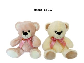 PLUSH TOY BOW 25CM SA SITTING WITH A BOW M3361 SUN-DAY