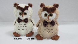 Owl plush toy 20cm sitting sun day