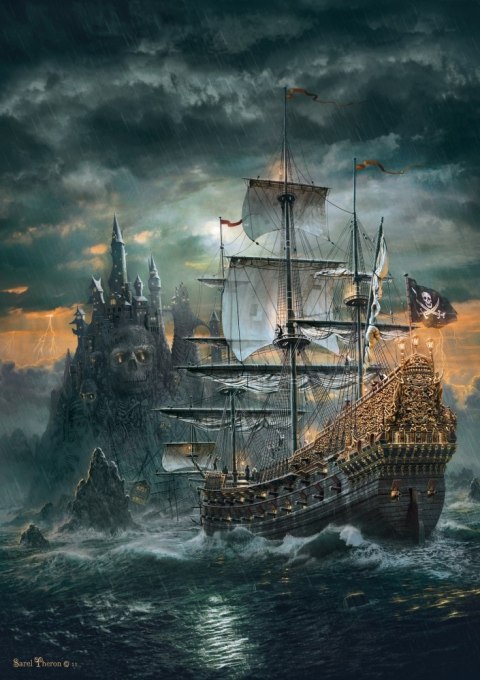 PUZZLE 1500 PIECES THE PIRATE CLEMENTONI 31682 CLEMENTONI