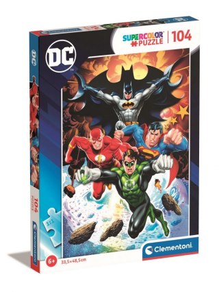 PUZZLE 104 EL. CLM 25723 DC COMICS PUD CLEMENTONI 25723 CLM CLEMENTONI