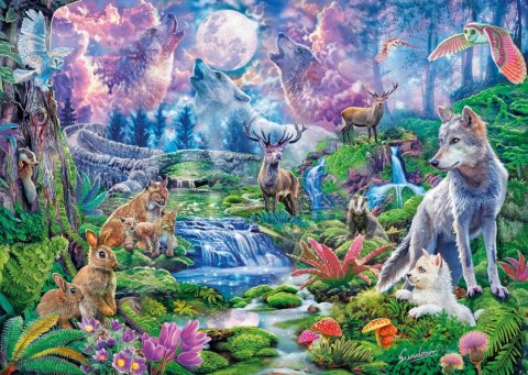 PUZZLE 3000 PIECES MOONLIT WILD CLEMENTONI 33549 CLEMENTONI