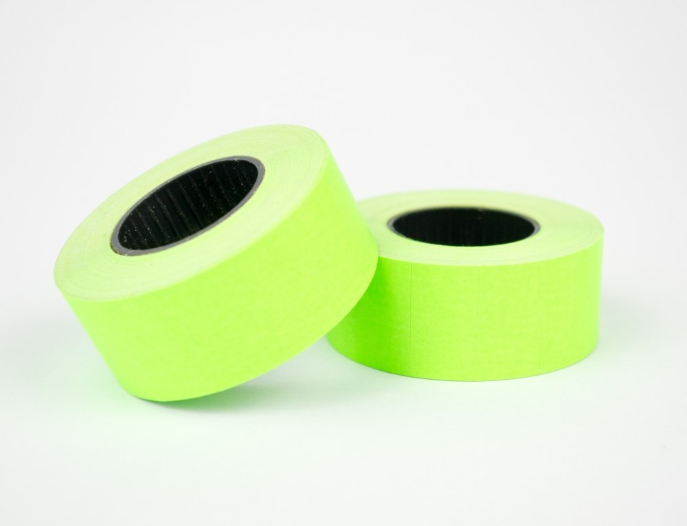 TAPE FOR LABELS 21.5X12, 1, STRAIGHT, GREEN, 800 PCS. EMERSON A 5 EMERSON