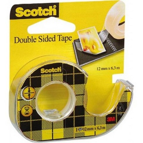 DOUBLE-SIDED TAPE 12MMX6.3M ON 3M SCOTCH 3M DISPENSER