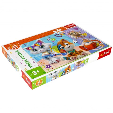 PUZZLE 24EL MAXI HAPPY KITTENS PUD TREFL 14350 TREF TREFL