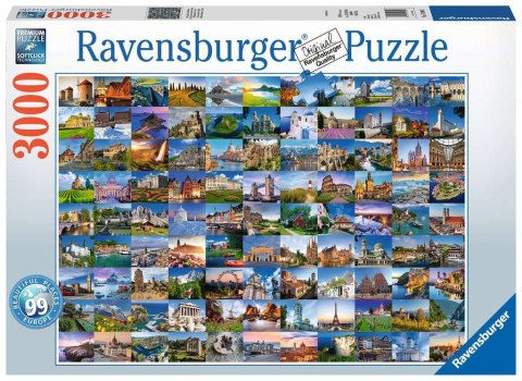 Ravensburger: Puzzle 3000 pieces. - 99 Views of Europe