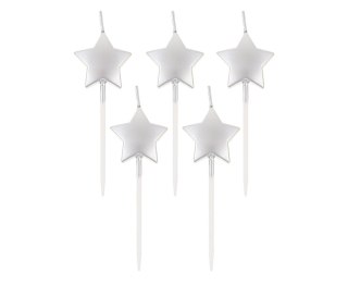 PIKER CANDLES STARS SRE GO WB PACK5 PCS GODAN