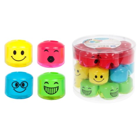 PLASTIC SHARPENER SMILE OP 24 PCS. STARPAK 452816 STARPAK