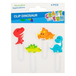 DECORATIVE ORNAMENT DECORATIVE CLIP DINO CRAFT WITH FUN 441430