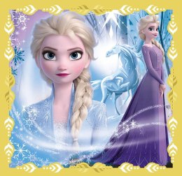 PUZZLE 3IN1 THE POWER OF ANNA AND ELSA TREFL 34847