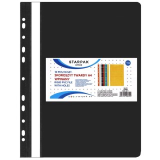 HARD PVC FILE BOOK FOR A4 DOCUMENTS BLACK STARPAK 108717