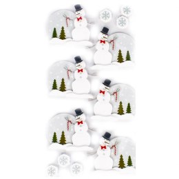 STICKERS CHRISTMAS 3D SNOWMANS CRAFT WITH FUN 501769 CRAFT WITH FUN