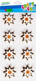 STICKERS CHRISTMAS 3D STARS CRAFT WITH FUN 501766 CRAFT WITH FUN