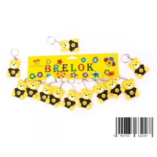 KEY RING 6 CM RUBBER BEAR PACK 12 PCS MIDEX 0632H MID TOYS