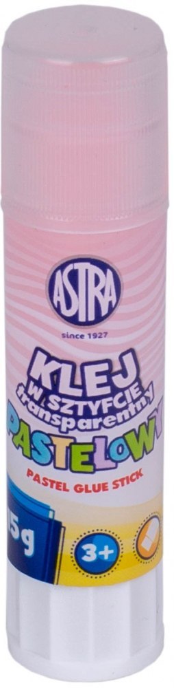 GLUE STICK 15G PASTEL TRANSPARENT PUD A 24 ASTRA 401121001