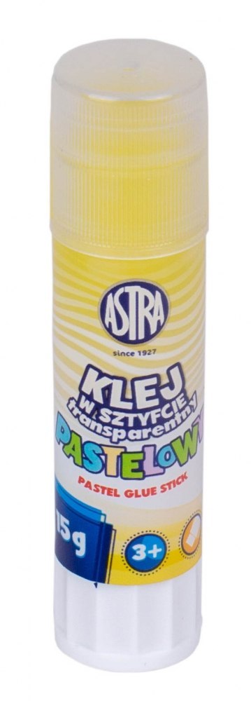 GLUE STICK 15G PASTEL TRANSPARENT PUD A 24 ASTRA 401121001