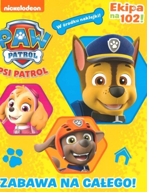 EDUCATIONAL BOOKLET 23X27 CM PAW PATROL FUN WITH STICKERS 822366 MSZ MSZ