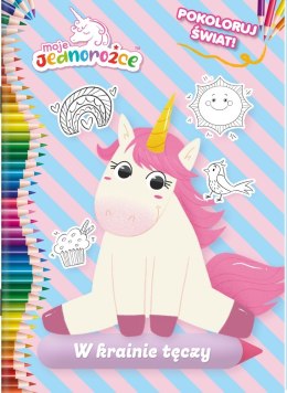 PAINTING BOOK A4 MY UNICORNS IN THE LAND OF RAINBOW 821185 MSZ MSZ