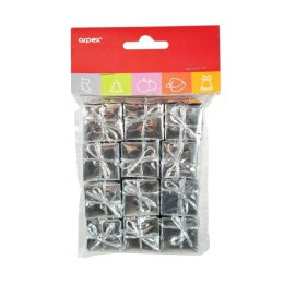 CHRISTMAS DECORATION SILVER GIFT PACK 12 PCS. ARPEX BN6004 ARPEX
