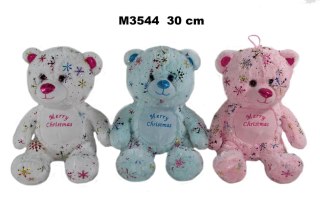 PLUSH TOY BEAR 3 COLORS 30 CM SUN-DAY M3544 SUN-DAY