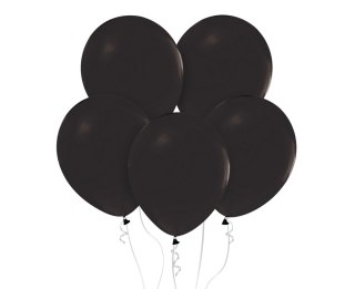 PASTEL BALLOONS BLACK, B&C, 30 CM, 10 PCS. GODAN