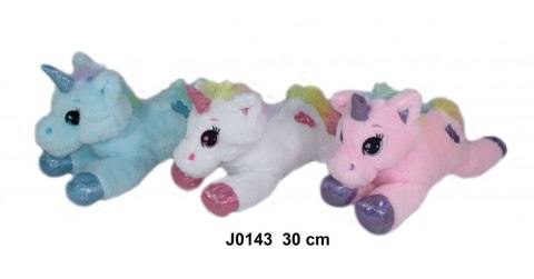 UNICORN PLUSH TOY 30CM LYING SA SUN-DAY